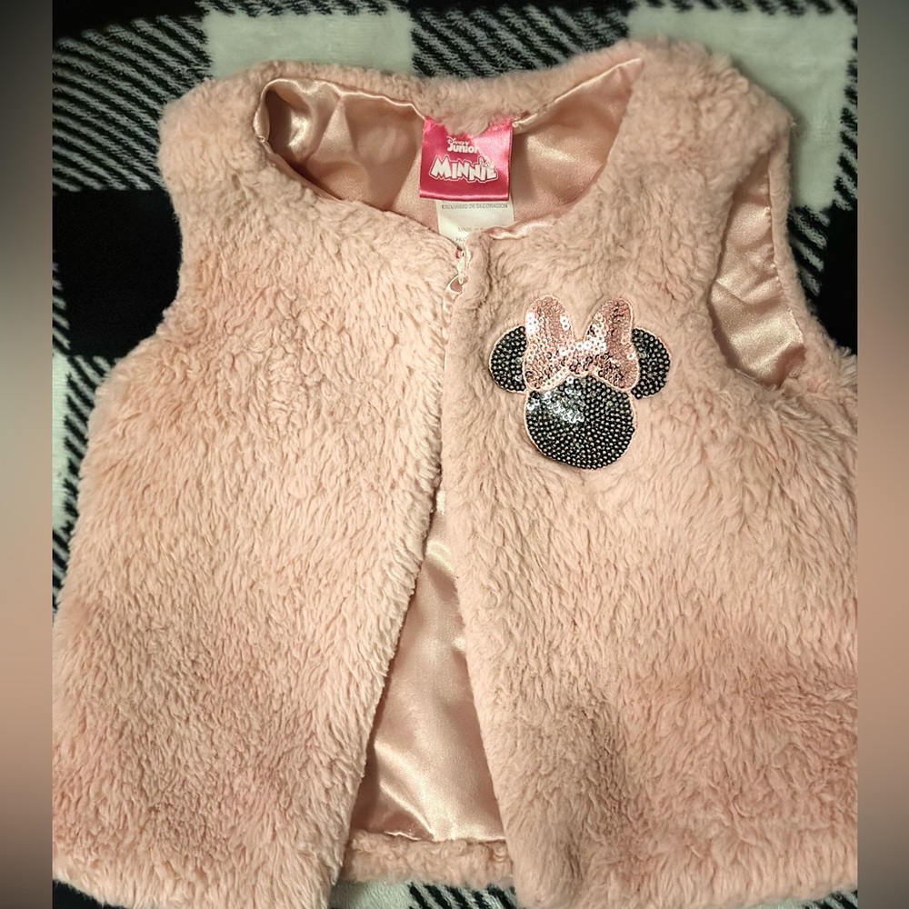 Infant size 24M Light Pink Minnie Mouse Vest